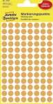 Adhesive label AVERY Zweckform Q8mm neon orange 416 pcs (3178)