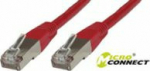 MicroConnect F/UTP CAT6 1m Red PVC, Outer Shield : Foil screening