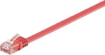 Wentronic CAT FLAT 6-0100 U/UTP red 1m