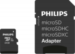 Philips 64GB microSDXC Class 10 + Adapter FM64MP45B/10