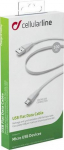 cellularline Kabel USB Cellular Line USB-A - 1.1 m White (CUSBDATACMICROUSBW)