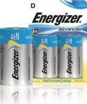 Energizer Advanced alkaline D/LR20 2-blister