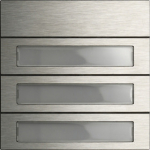 GIRA 5533920 - Call button module - Edelstahl - GIRA - Edelstahl - 160 mA - surface