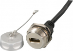 EFB Elektronik IP67 Einbaubuchse, M25, HDMI, Bus stop, A-A, 1.0m