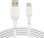 BELKIN USB-C/USB-A CABLE, PVC 1M WHITE