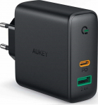 AUKEY PA-D1 Charger 2xUSB Power Delivery (1xUSB A+1xUSB C) 5.4A 30W Dynamic Detect