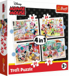 Trefl Puzzle 4w1 Minnie z friends (34355)