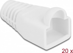 Delock Strain relief for RJ45 plug white 20 pieces