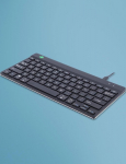 KEYBOARD COMPACT BREAK ENG/BLACK RGOCOUSWDBL R-GO TOOLS