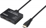 SpeaKa Professional SP-9443508 1+2 Port HDMI splitter black