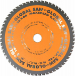 GLOBAL SAW Circular saw for cutting thin steel GLOBAL SAW 180 x 1.4/1.2 x 20mm / 60z CERMET