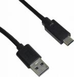 Cable USB Msonic USB-A - USB-C 1 m Czarny (MLU536)