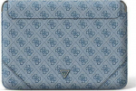 Pouch tablet Guess Guess Sleeve GUCS14P4TB 13/14'' niebieski /blue 4G Uptown Triangle logo