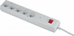 Orno Surge protector with a switch 5x2P+Z, wire 1.5m