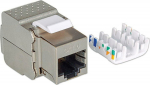 Intellinet Network Solutions Intellinet Module Keystone RJ45 Cat6, FTP, toolless, metal