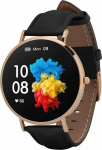 Garett Smartwatch Verona Gold And Black Leather AMOLED / Bluetooth / IP67 / GPS / SMS