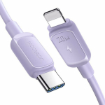 Kabel USB Joyroom USB-C - Lightning 1.2 m Fioletowy (JYR754)