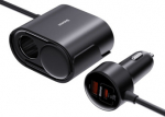 Baseus High Efficiency 1for2 Car Charger 30W