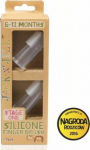 Jack NJill Jack N'Jill Silicone Toothbrush x 2 + Case