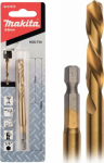 Makita MAKITA drill bit. DRILL DO METAL HSS-TIN 1/4'' HEX 8.0x102mm