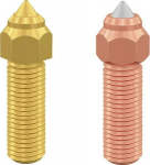 Creality 3D Nozzle kit 1pcs brass, 1pcs copper/hardened steel 0.4mm for K1 / K1Max / CR-M4 / ENDER-3V3KE CREALITY