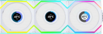 Fan Lian Li UNI FAN SL Wireless LCD 120 Reverse Blade 3-pack white (12RSLLCD1W3W)