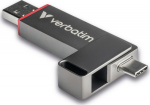 Verbatim Dual QuickStick memory USB 1 TB USB Type-A / USB Type-C 3.2 Gen 1 (3.1 Gen 1) Szary