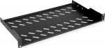 ROLINE Rack - Regal - 250 mm deep, Tragf&auml;higkeit 15 kg - RAL 9005, Jet Black - 1U - 48.3 cm (19")