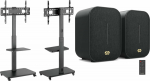Mozos Mozos MSTV mobile tv stand tv stand + Agera Computer Speakers