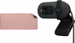 Log Logitech mouse pad Studio Series - DARKER ROSE (956-000053) + Brio 100 (960-001585)