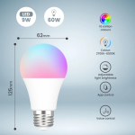 Extralink Smartlife LED Bulb, E27 A60 2700-6500K WiFi 220-240V