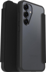 OtterBox React Folio wallet case, Samsung Galaxy S25, black / transparent
