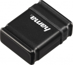Hama USB-Stick Smartly, USB 2.0, 64GB, 10MB/s, Schwarz - 64 GB