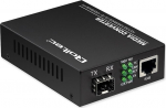 Qoltec Bidirectional Media Converter SWITCH Ethernet 1x RJ45 1x SFP | 1000Mb/s | 5V