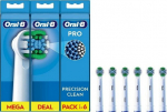 Braun Lisaharjad Oral-B Precision Clean Pro, 6tk valge