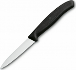 Victorinox Black serrated vegetable knife -6.7633