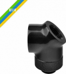 Thermaltake Thermaltake Pacific G1/4 45 & 90&deg; Adapter black