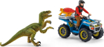 Schleich Dinosaurs 41466 Quad Escape from Velociraptor