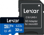 LEXAR MICROSDHC 633X UHS-I/A1/U3/10 R95/NO ADAP (V10) 32GB