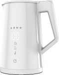 AENO Electric Kettle EK8S Smart: 1850-2200W, 1.7L, Strix, Double-walls, Temperature Control, Keep warm Function, Control via Wi-Fi, LED-display, Non-heating body, Auto Power Off, Dry tank Protection