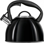 Smile MCN-13/C Kettle with whistle 3L (Black)