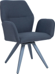 Chair COLUMBUS swivel, dark grey