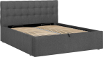 Bed LEENA 160x200cm, grey