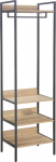 Hallway shelf HANNES 52x40xH180cm, rustic melamine