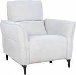 Recliner armchair MIAMI with electric mechanism, light beige