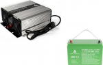 AZO DIGITAL Emergency Power Kit Sinus UPS-1200SR 1200W + AKU 100Ah 12V LiFePO4 BMS
