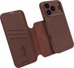 Decoded Leather Detachable Wallet iP 17 Pro Chocolate Brown