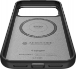 Spigen Enzo Aramid Case ''T'' MagSafe on iPhone 17 Pro - czarne