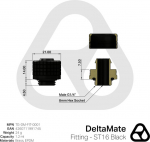 Thermal Grizzly DeltaMate - ST16, schwarz