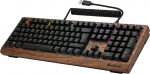 Sharkoon SKILLER SGK50 S2 Wood PBT holz/schwarz ES-Layout Gateron G Pro 3.0